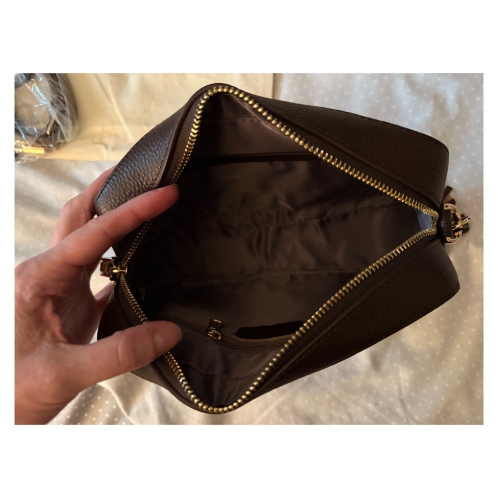 Pom Pom London Dark Brown Crossbody Bag - Picture 4 of 7